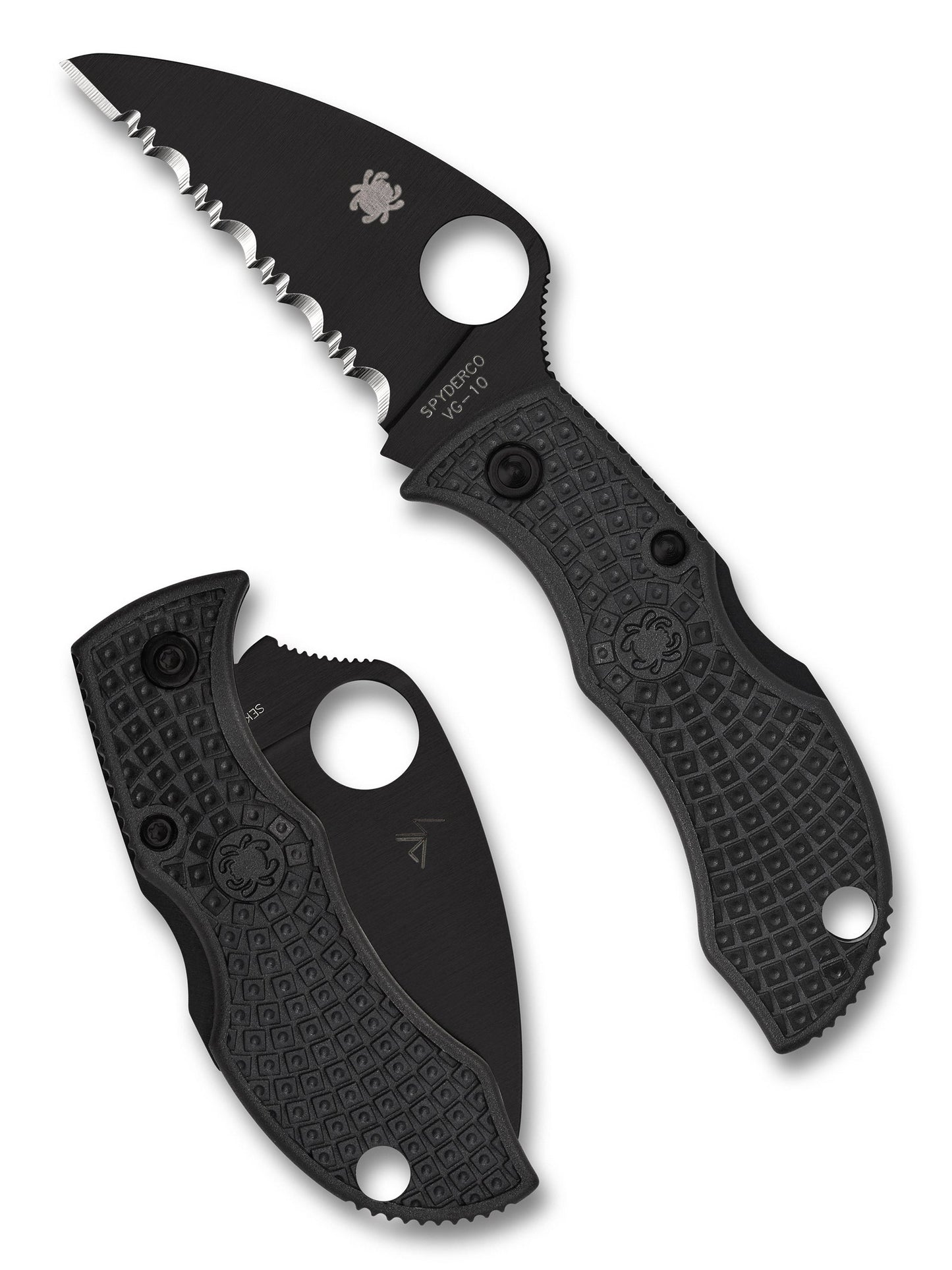 Spyderco Manbug VG-10 Back Lock Knife 1.91" FRN Handle – Black | MBKWSBK