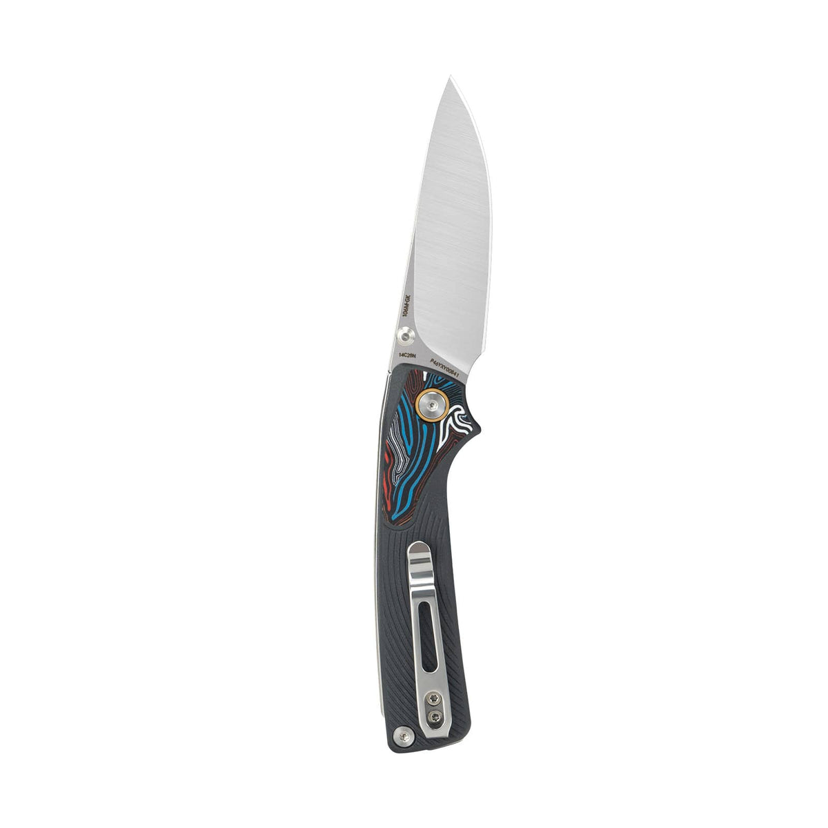 SRM Dome 2.99" 14C28N Slip Joint Folding Knife – G10 Handle (106M-GK)