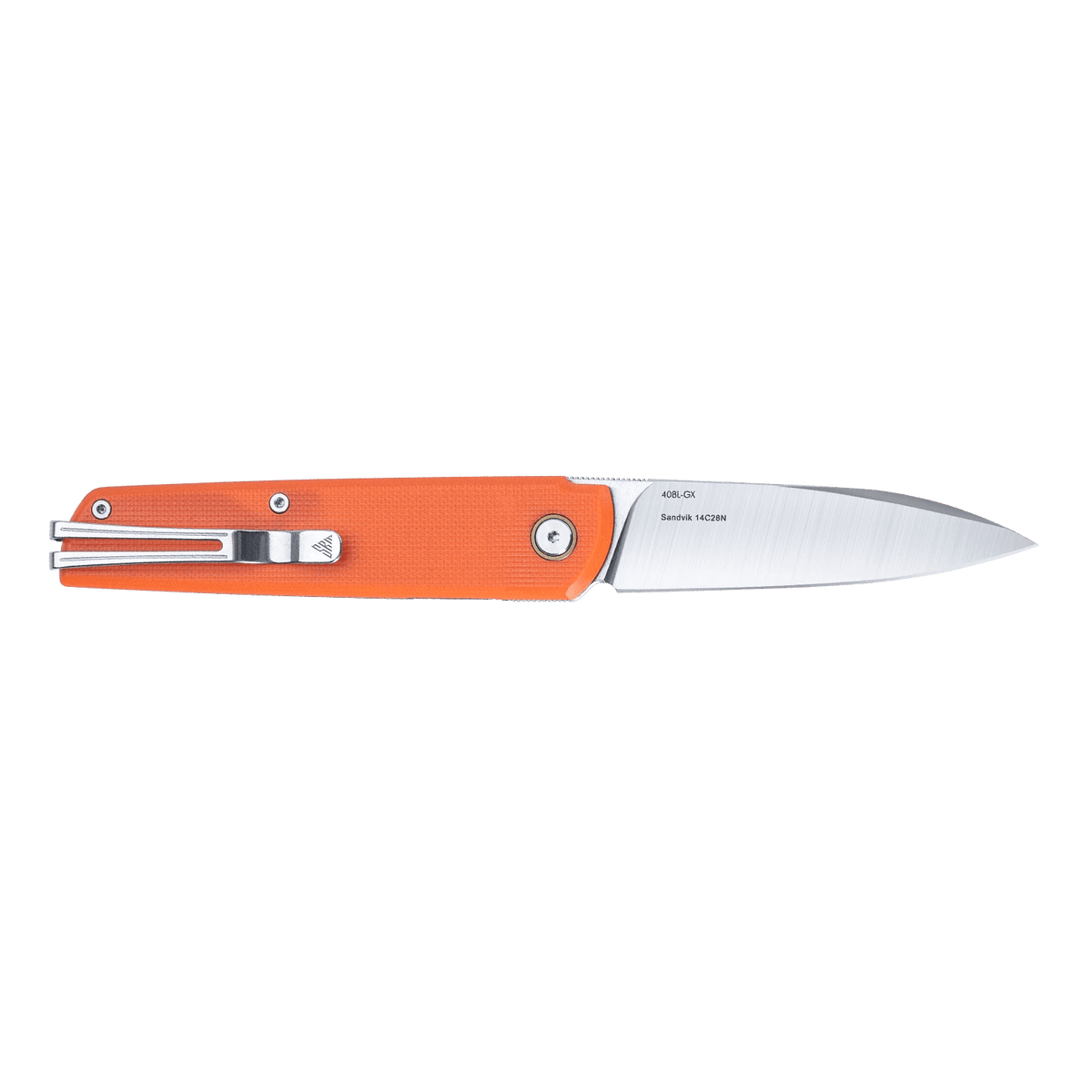 SRM Qrick 408L-GX Folding Knife – 3.23" 14C28N Drop Point Blade, G10 Handle