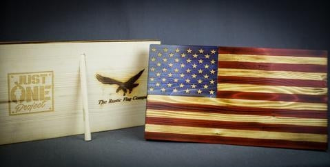 The Rustic Flag Co. Just One Project Desktop Flag