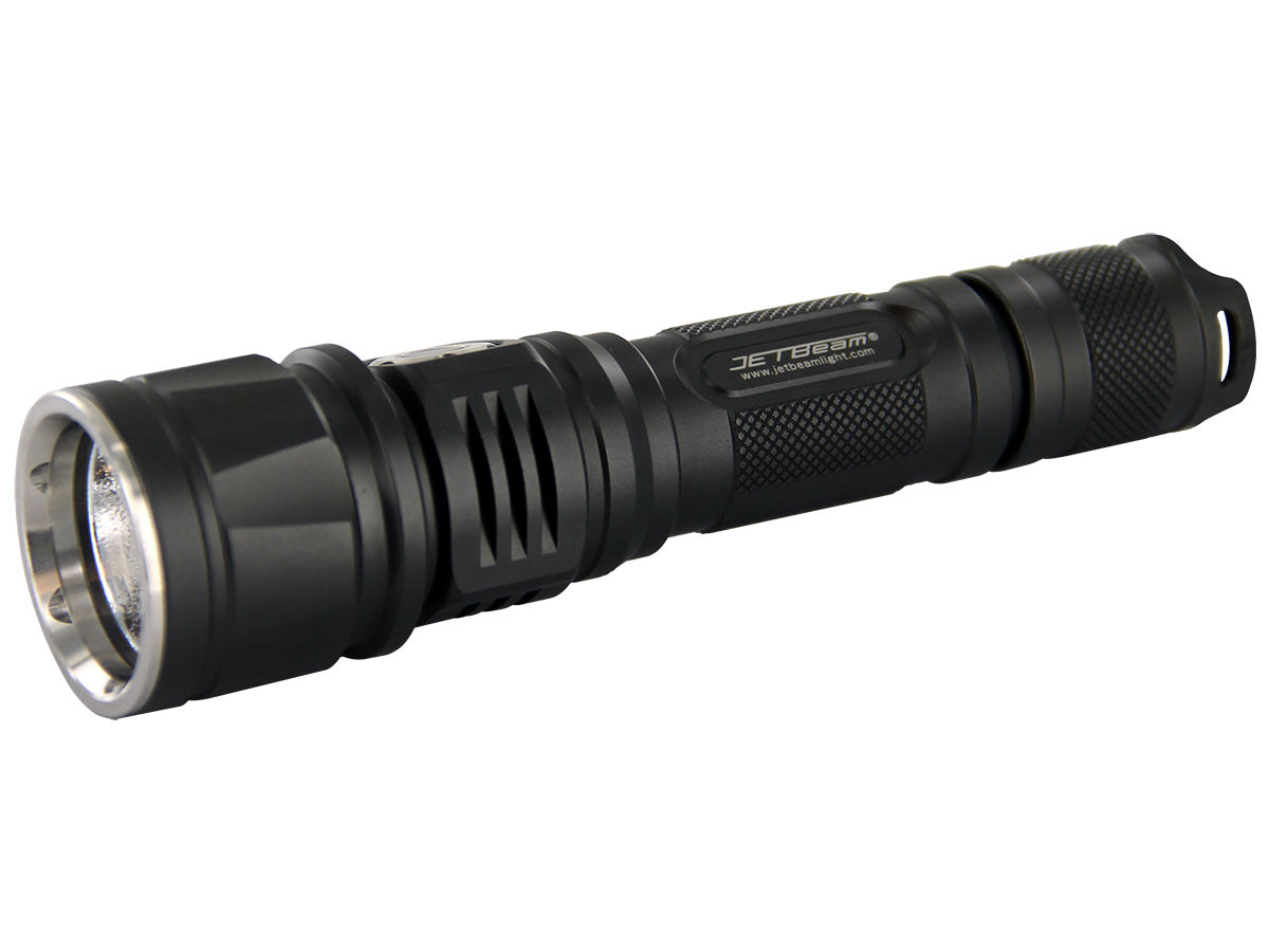JETBeam DDC25 Digital Display Series 2 x CR123 / 1 x 18650 CREE XM-L U2 LED 600 Lumen Flashlight
