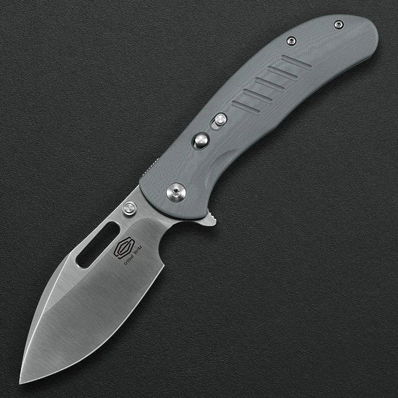 Critical Strike ZULU TL505-GRSA front view – 2.91" Satin VG10 folding knife