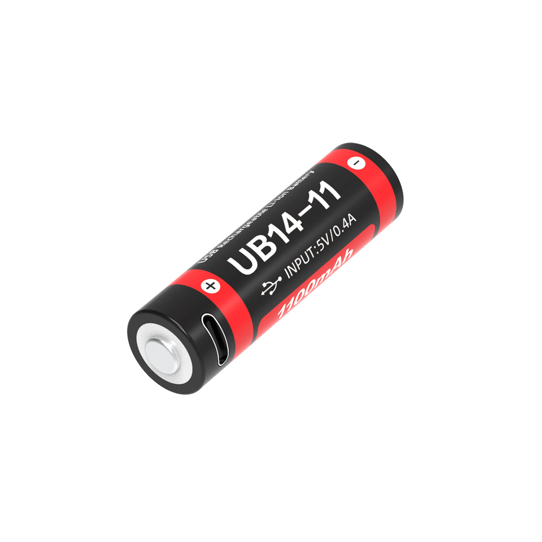 Weltool UB14-11 14500 USB-C rechargeable battery detail