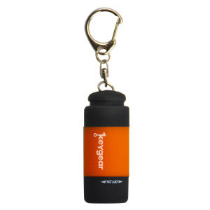 Keygear USB Rechargeable Light 1 x rechargeable NI-MH LED Keychain-Orange