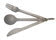 Vargo Titanium Spoon/Fork/Knife ULV Set