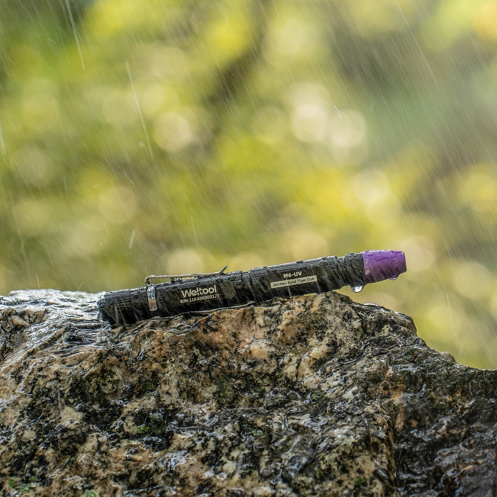 Weltool M6-UV UV penlight powered by 2 AAA batteries