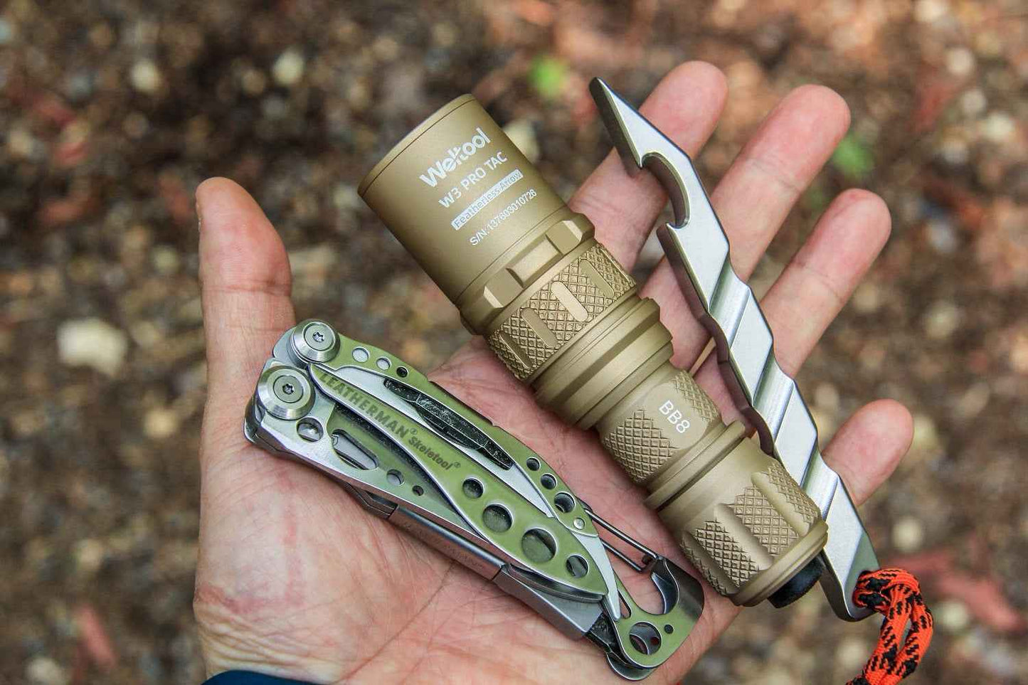 Weltool W3 Pro TAC Mini FDE 18350 LEP flashlight