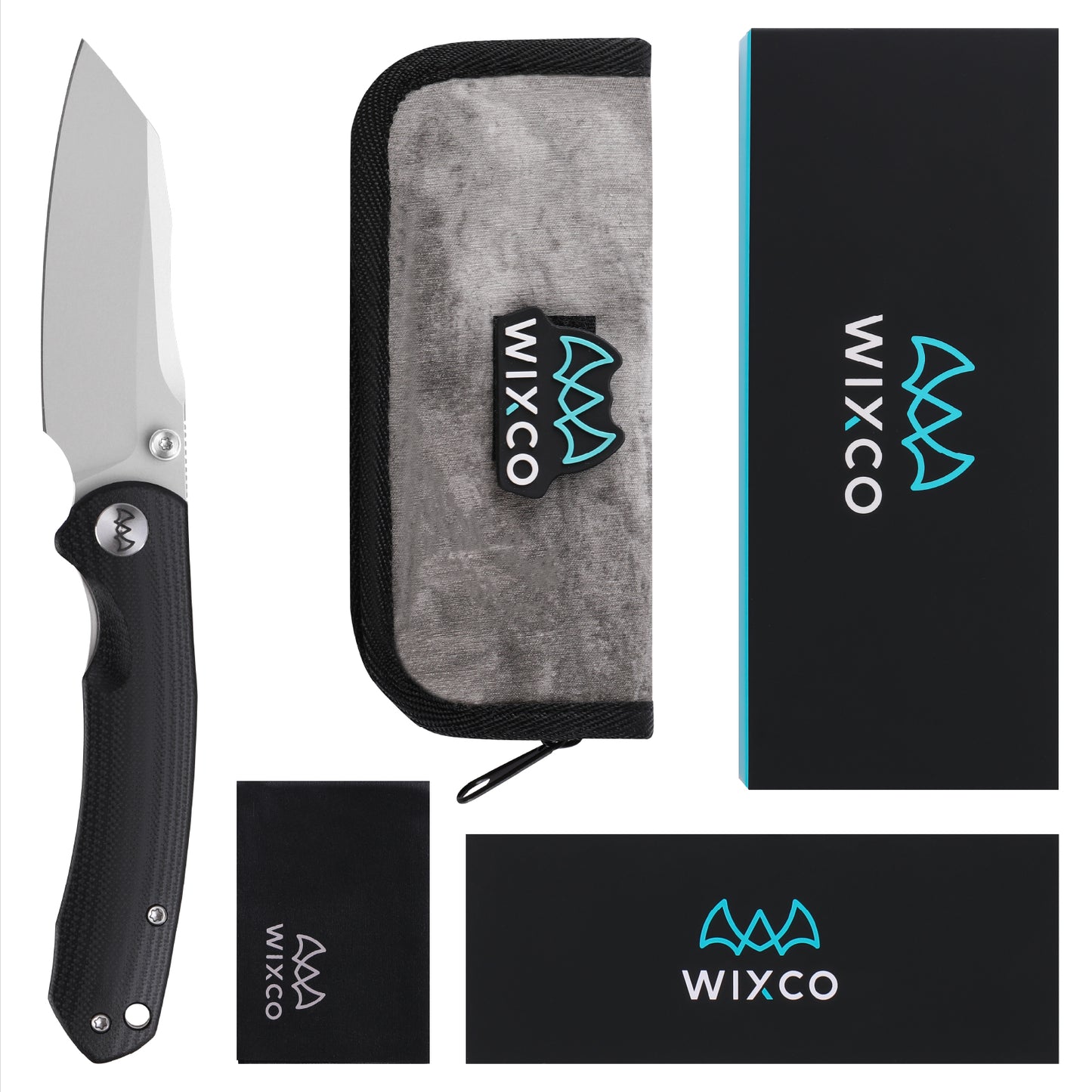 Wixco Axor WX15-B – 3.35" 14C28N Modified Sheepfoot Liner Lock Knife
