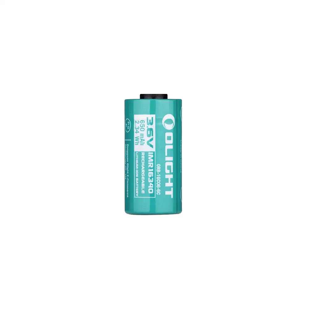 Olight IMR16340 Rechargeable Battery 650mAh - Compatible with Perun 2 Mini, Perun Mini, Baton 3