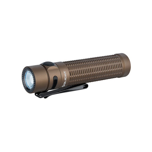Olight Warrior Mini 2 Desert Tan 1,750 Lumen Rechargeable Compact Flashlight 1 * 18650 Battery Included
