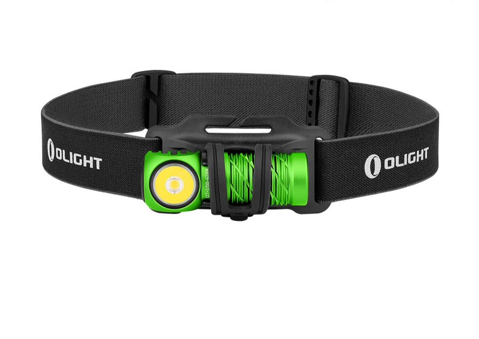 Olight Perun 2 Mini 1100 Lumen Headlamp / EDC Flashlight - Lime Green
