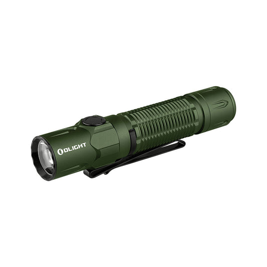 Olight Warrior 3S 2300 Lumen Dual Switch Rechargeable Flashlight w/ Proximity Sensor 1 * 21700 Battery Included - OD Green