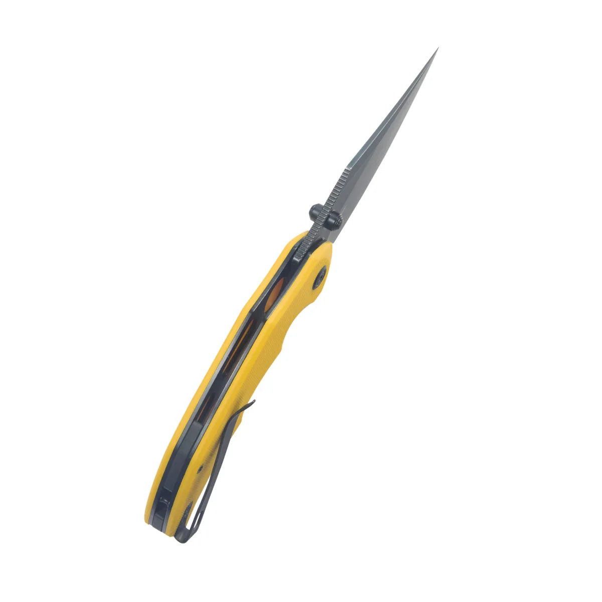 Kubey Knife Ceto 3.46" 14C28N Yellow G-10 KUB181G
