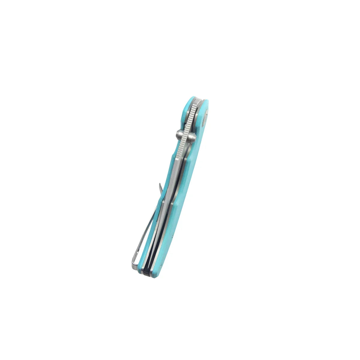 Kubey Knife Ceto 3.46" 14C28N Blue G-10 KUB181B