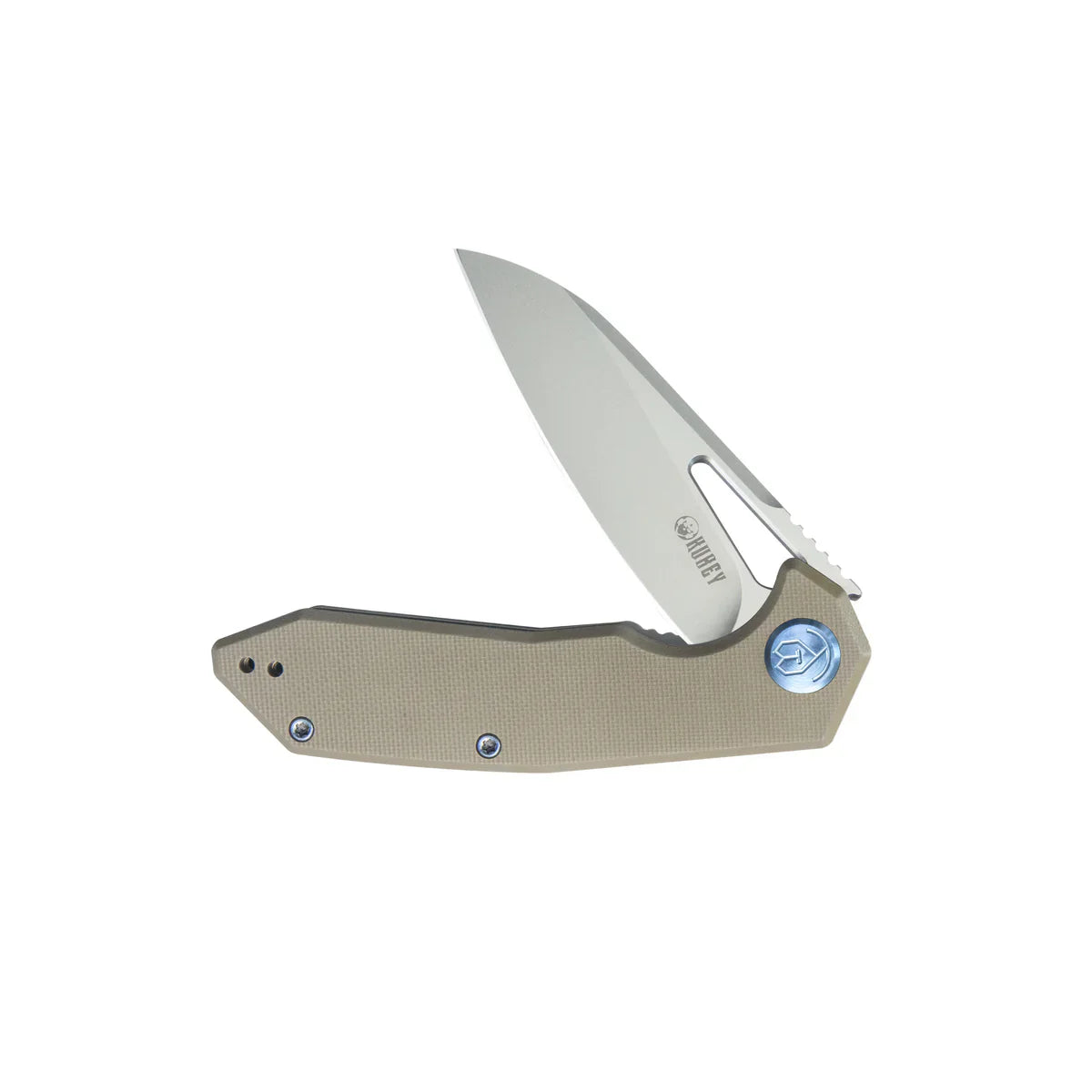 Kubey Vagrant 3.15" M390 Tan G10 KUB291T