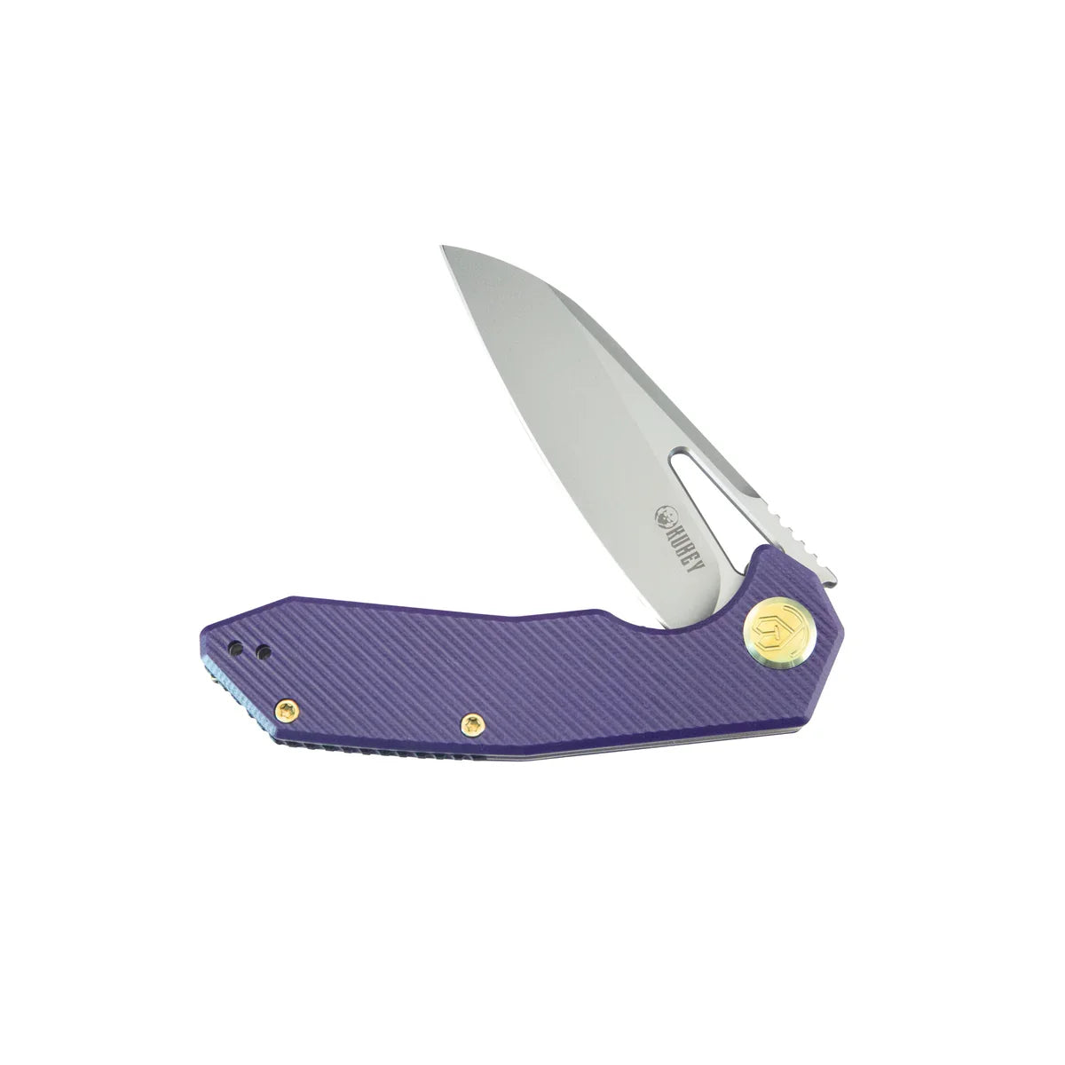 Kubey Knife Vagrant 3.15" M390 Purple G10 KUB291S