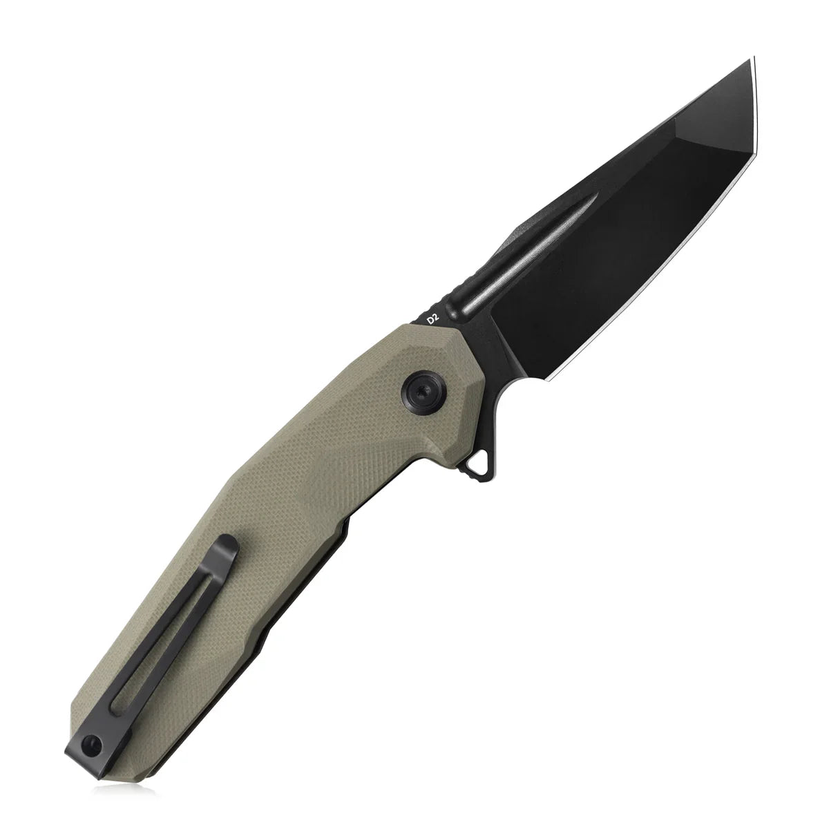 Kubey Carve Nest 3.27" D2 Black G10 KUB237G