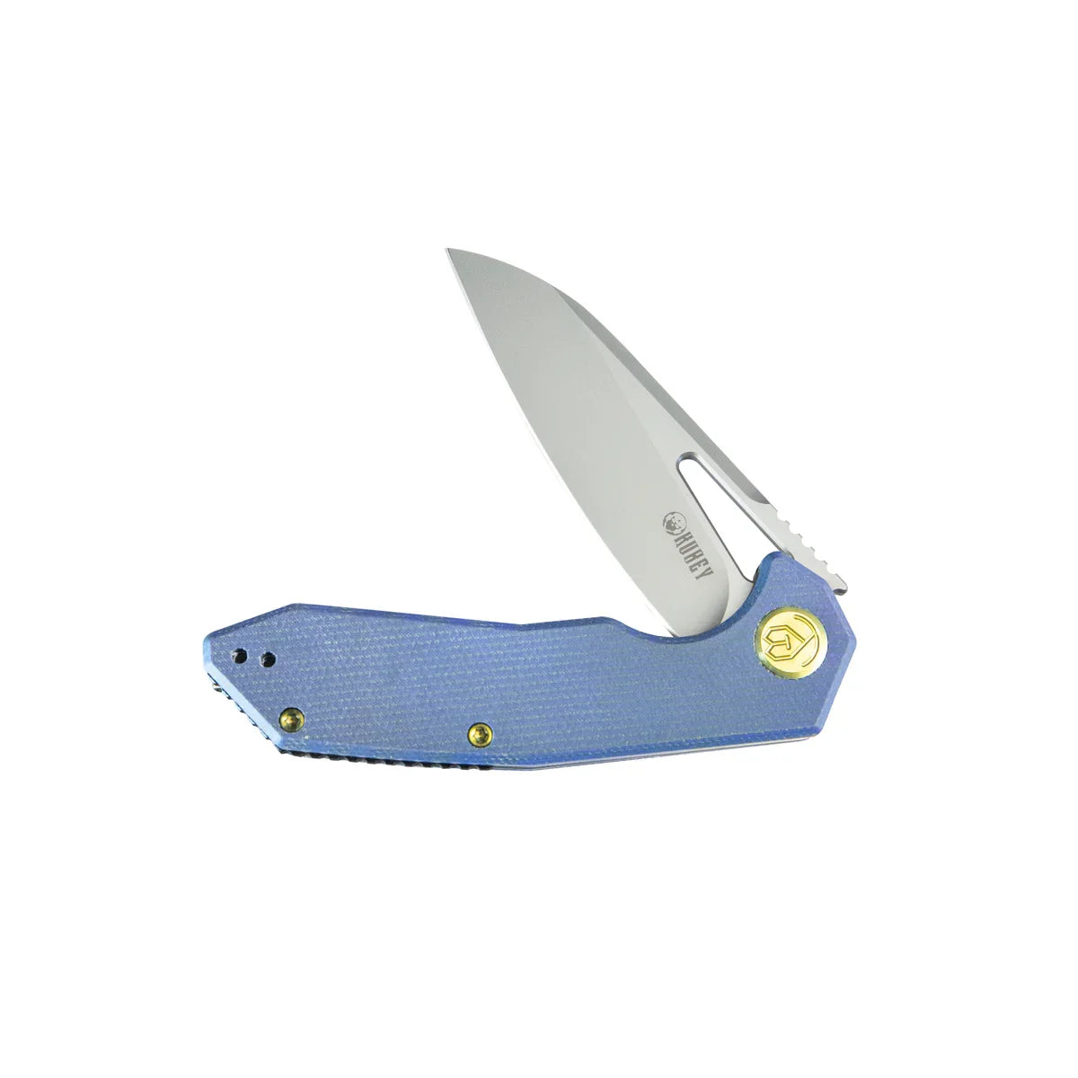 Kubey Knife Vagrant 3.15" M390 Blue G10 KUB291U