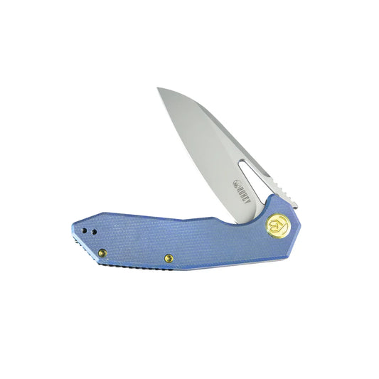 Kubey Knife Vagrant 3.15" M390 Blue G10 KUB291U