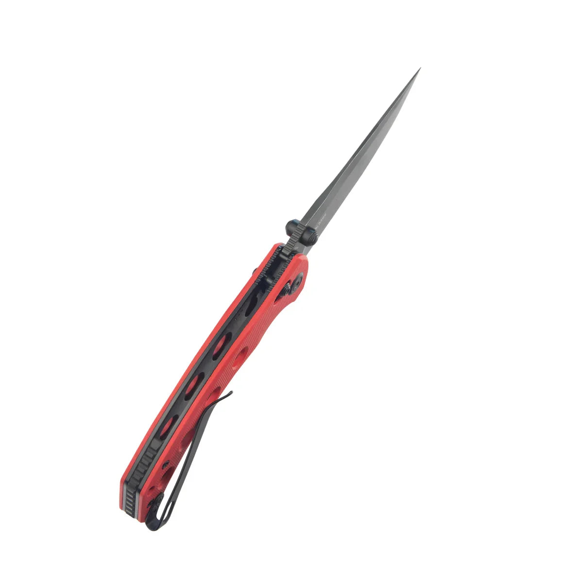 Kubey Knife Hound 3.43" 14C28N Red G-10 KUB172E