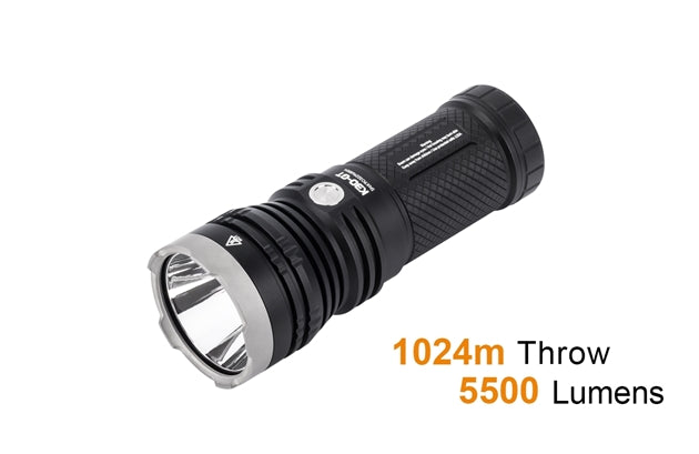 Acebeam K30GT 5,500 Lumen Rechargeable Flashlight - LUMINUS SBT 90 GEN2 LED