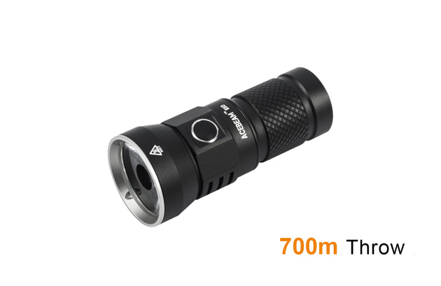 Acebeam E10 760 Lumen Compact Flashlight Over 1840 Feet of Throw - White LED