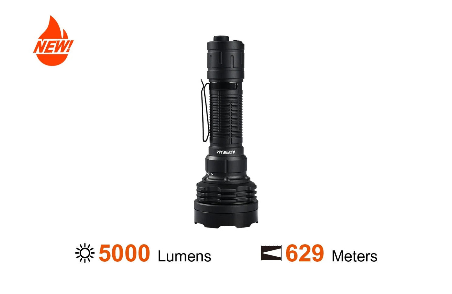 Acebeam Defender P18 5000 Lumen USB-C Rechargeable Tactical Flashlight