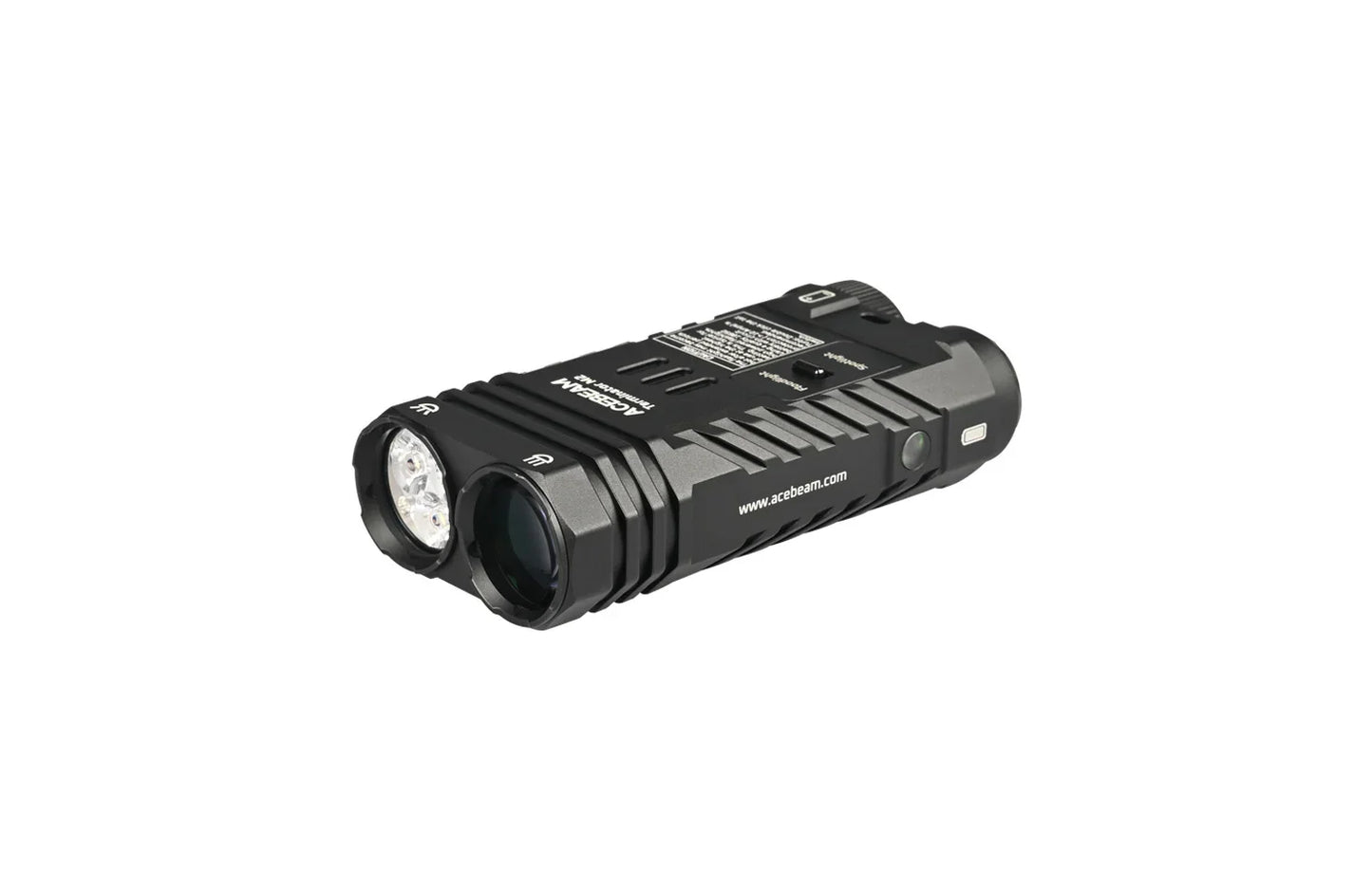 Acebeam Terminator M2 3200 Lumen Flashlight w/ RGB LEDs USB-C Rechargeable 18650 Battery Included