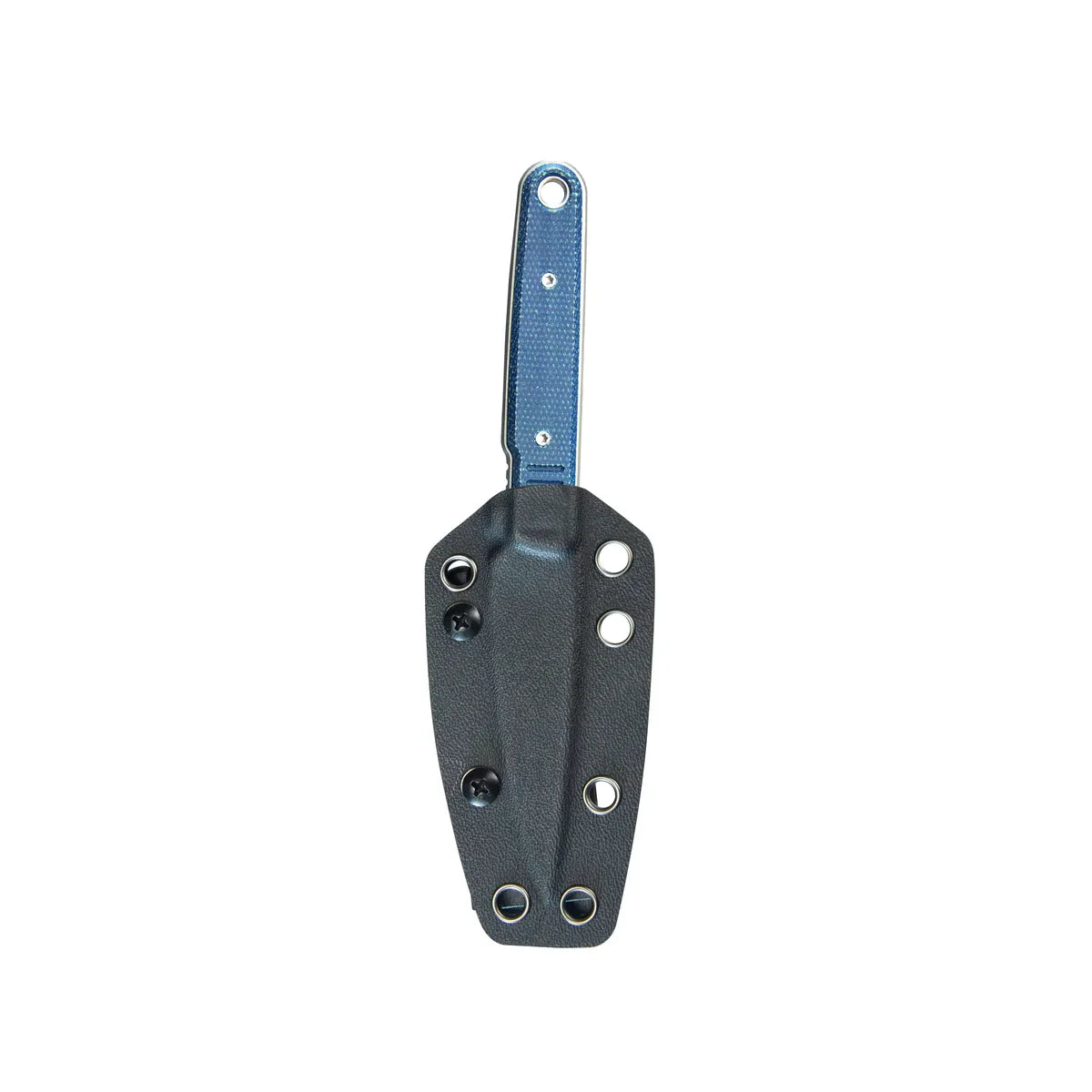 Kubey Knife Drop Point Fixie 3.86" Sandvik 14C28N Blue KUB356B