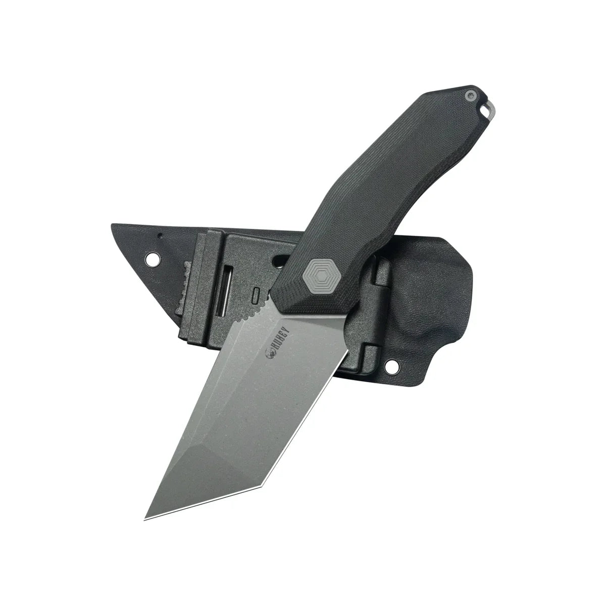 Kubey Knife Yokai 4.80" 14C28N Black G-10 KUB382A