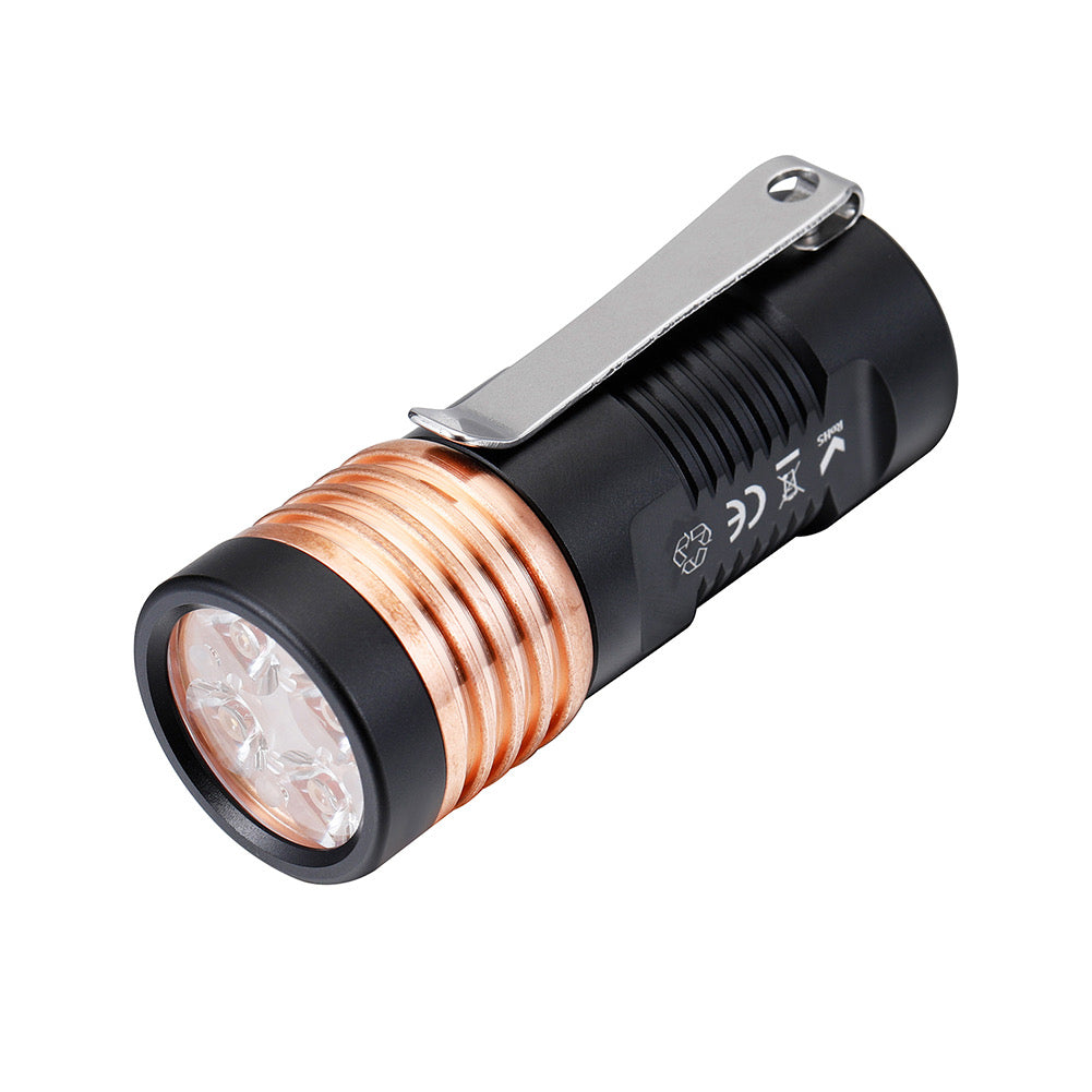 Manker E14 III Neutral White 4000 Lumen Flashlight 1 * 18350 Type-C Rechargeable Battery