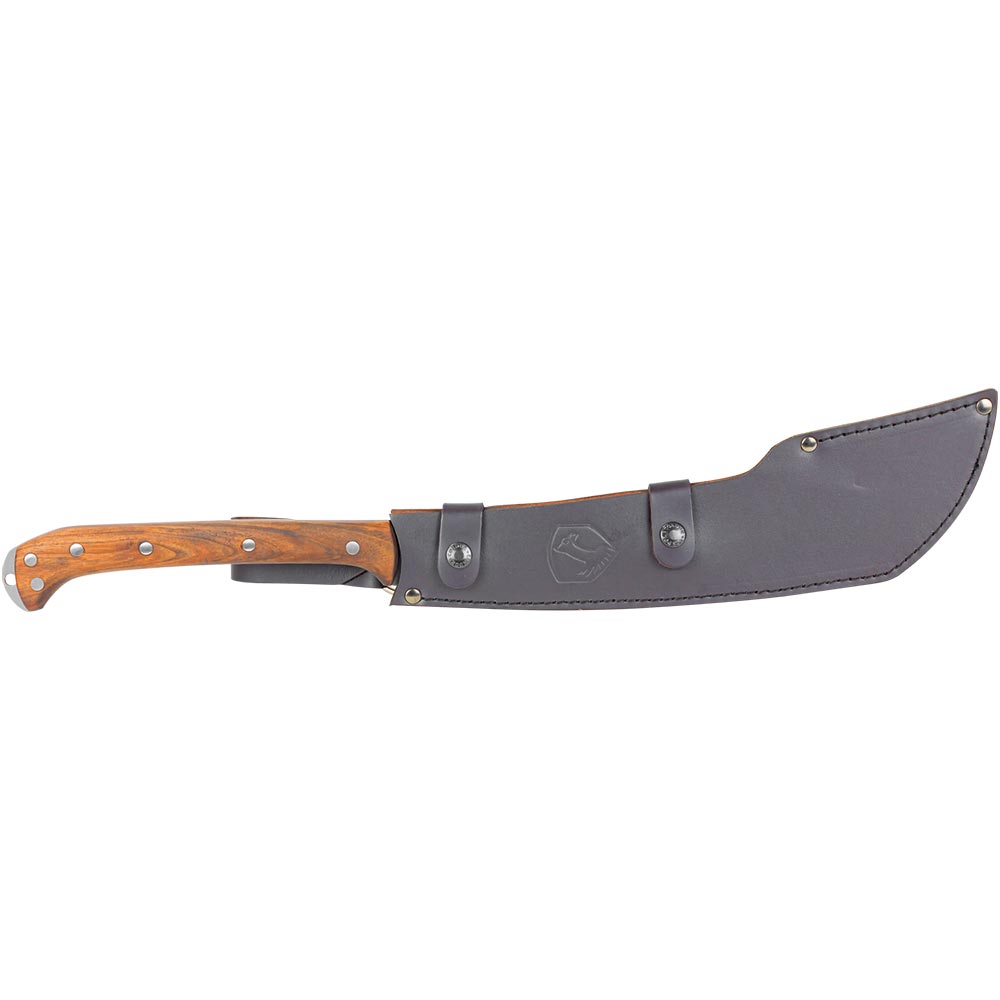 Condor Mid Makara Machete 14in 1075 High Carbon Steel Blade Walnut Handles