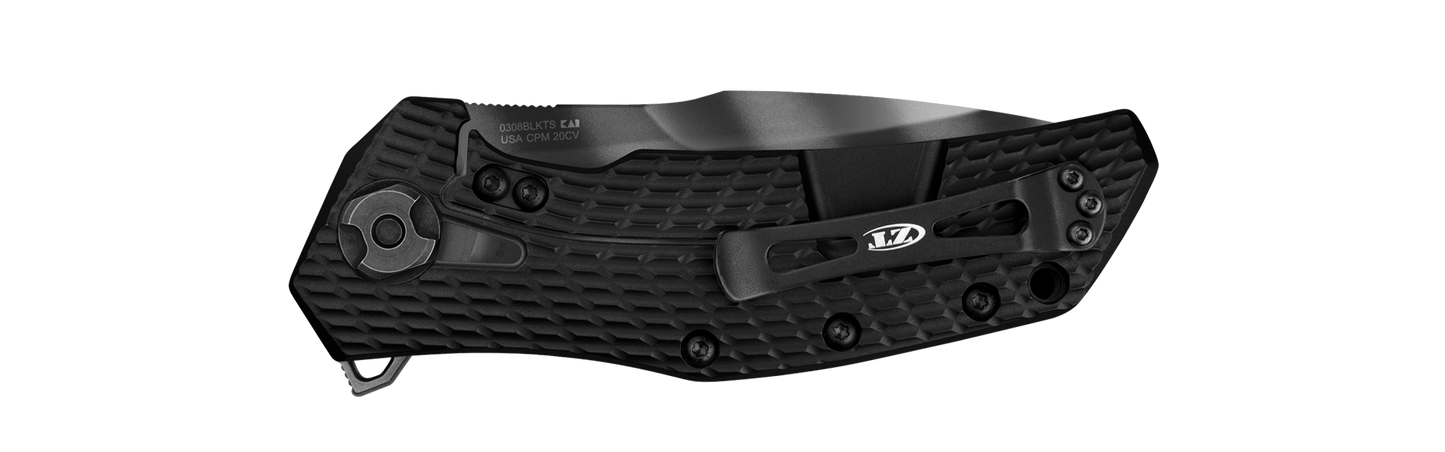 Zero Tolerance 0308BLKTS Folding Knife 3.75in Tiger Stripe CPM 20CV Steel Blade