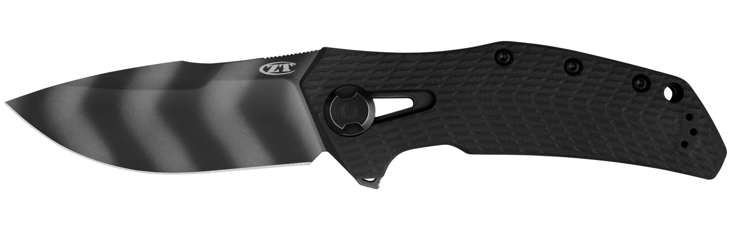 Zero Tolerance 0308BLKTS Folding Knife 3.75in Tiger Stripe CPM 20CV Steel Blade