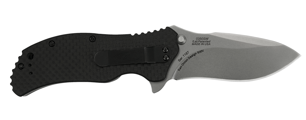 Zero Tolerance 0350SWCF Assisted Open Folding Knife (3.25 Inch Blade)