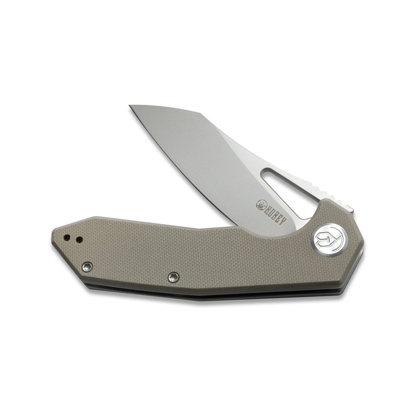 Kubey Knife Vagrant Liner Lock Folding Knife 3.15in AUS-10 Steel Blade G10 Handles - KU291B