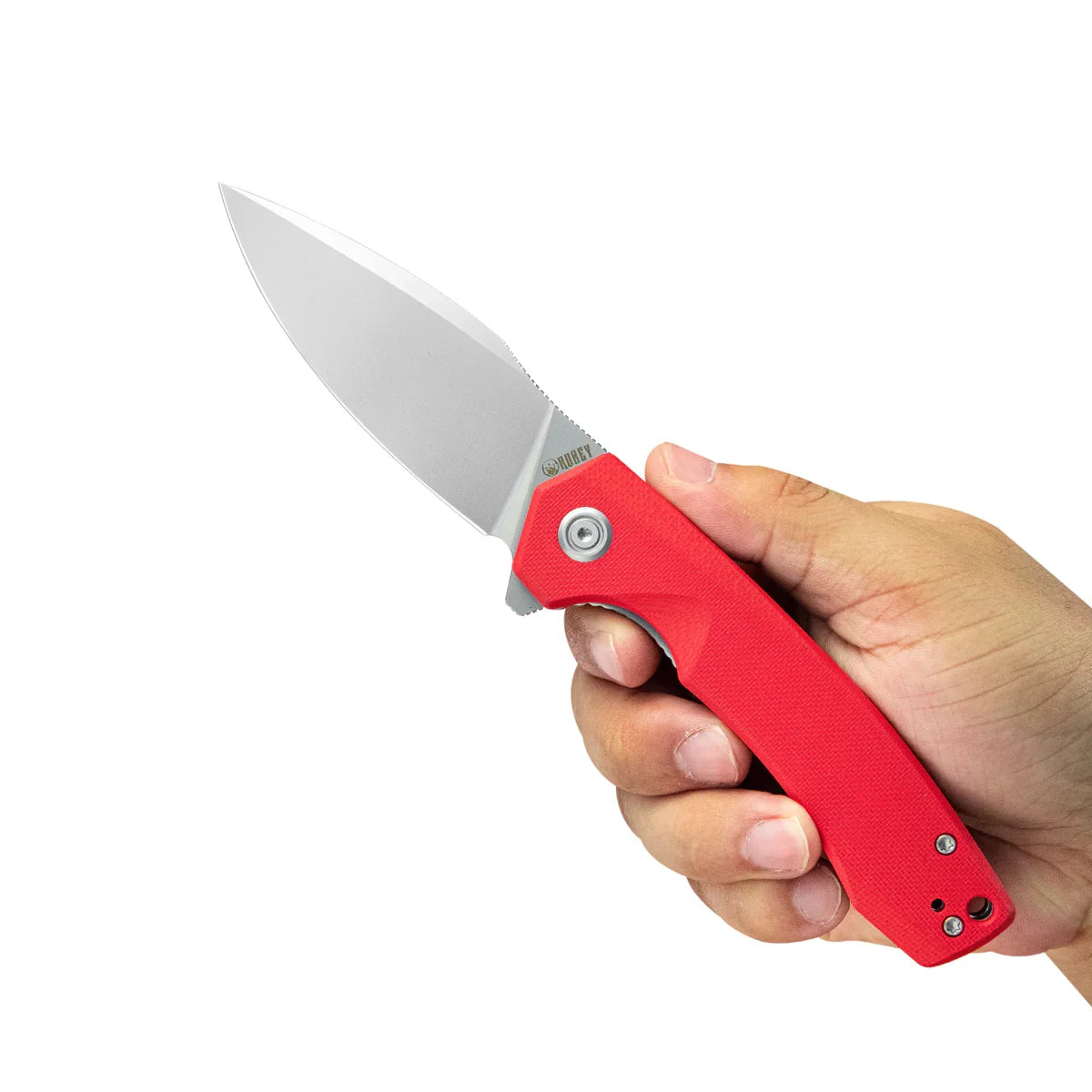 Kubey Knife Calyce 3.27" AUS-10 Red G10 KUB901J