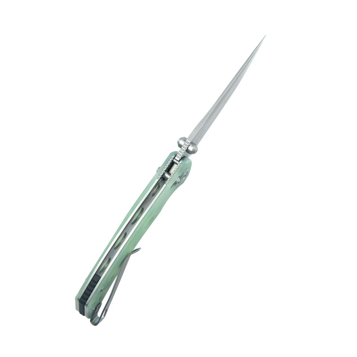Kubey Knife Hound 3.43" 14C28N Jade G-10 KUB172G