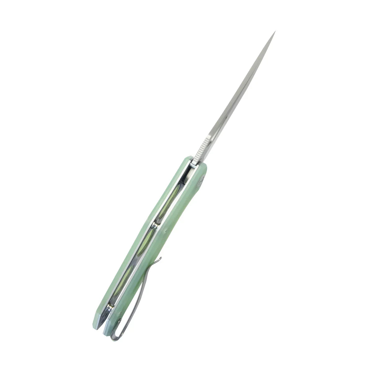 Kubey Knife Phemius 3.66" 14C28N Jade G10 KUB149D