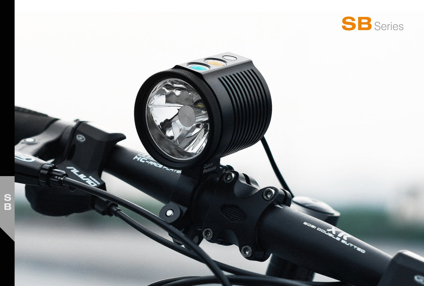 Spark SB100-NW 4 x 18650 CREE XM L2 Neutral White 550 Lumen LED Bicycle Flashllight