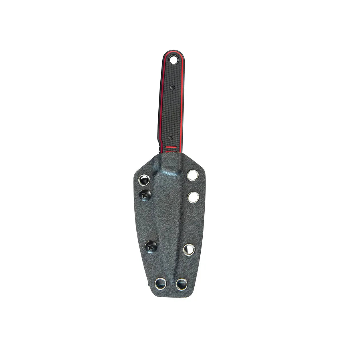 Kubey Knife Fixie 3.11" Sandvik 14C28N Black/Red G-10 KUB356A