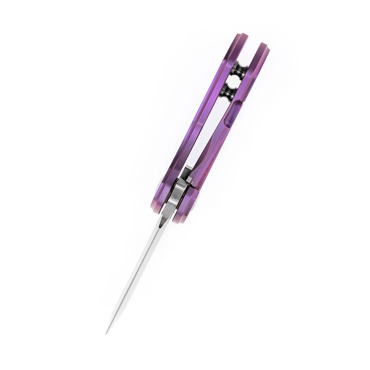 Kansept Mini Korvid 1.45" Stonewashed CPM-S35VN Purple Anodized Titanium K3030A4