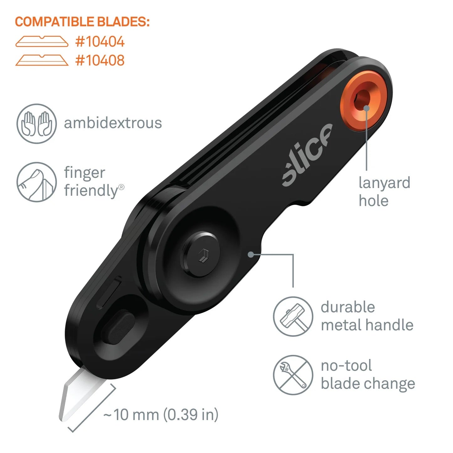 Slice EDC Folding Knife w/ Finger Friendly Replaceable Blade