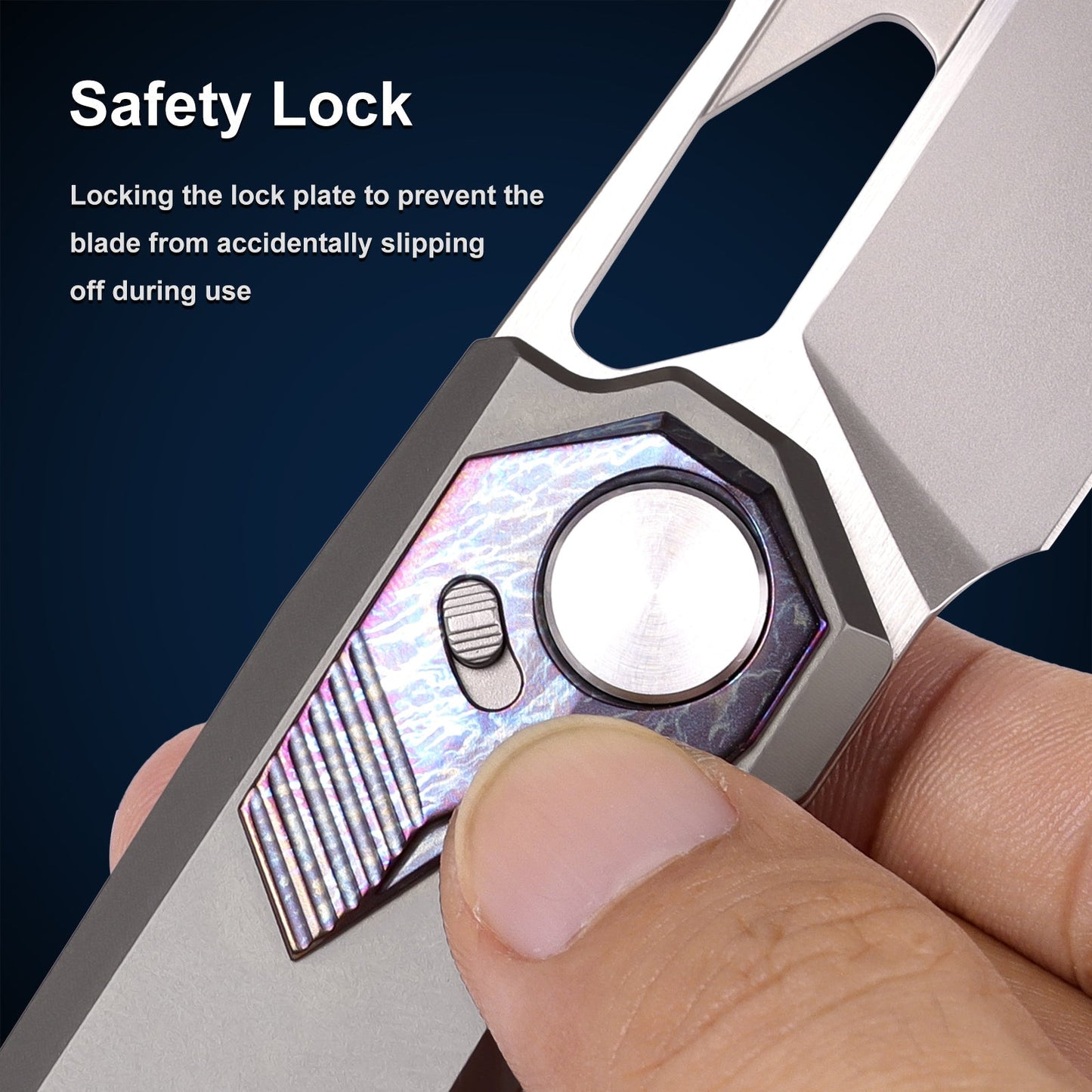 Remette RT-Peregrine Falcon 3.15in M390 Steel Titanium Handles RTT1-TGX