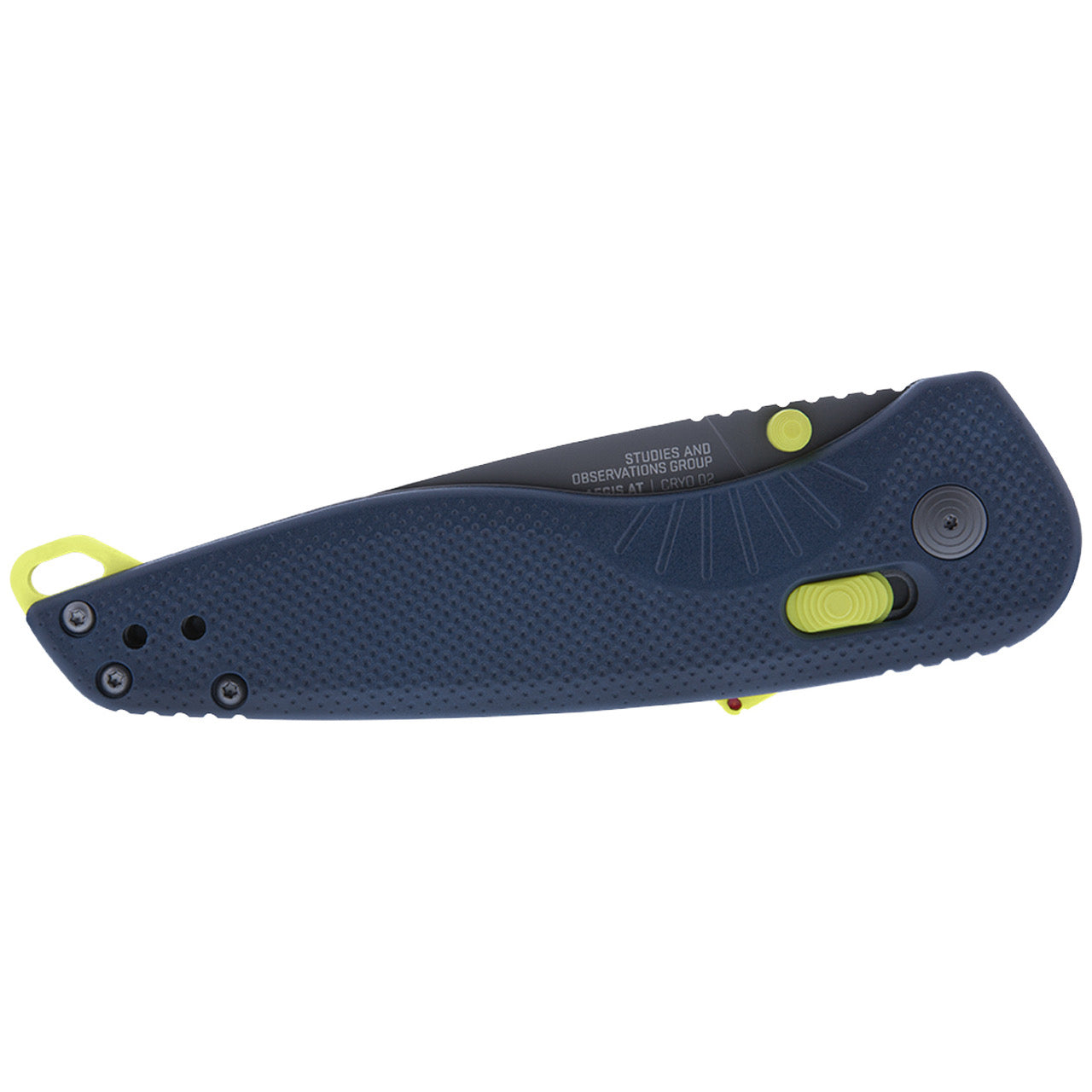 SOG Knives AEGIS AT Indigo & Acid Assisted Opening Folding Knife 3.13in Blade Cryo D2 Steel