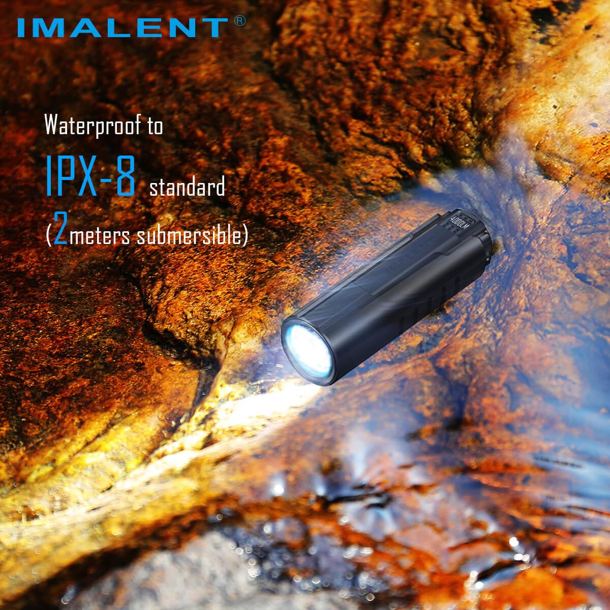 Imalent LD70 4000 Lumen Rechargeable EDC Flashlight - Gold