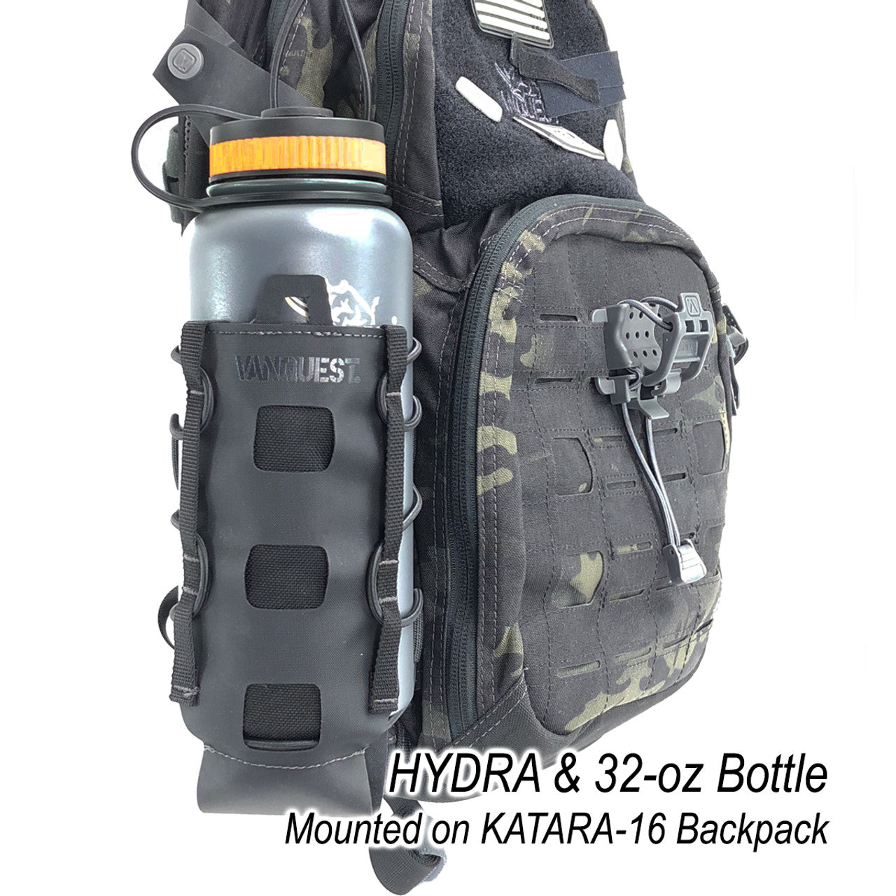 Vanquest HYDRA Water Bottle Holder - Black