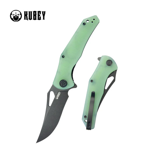 Kubey Knife Phemius 3.66" 14C28N Jade G10 KUB149H