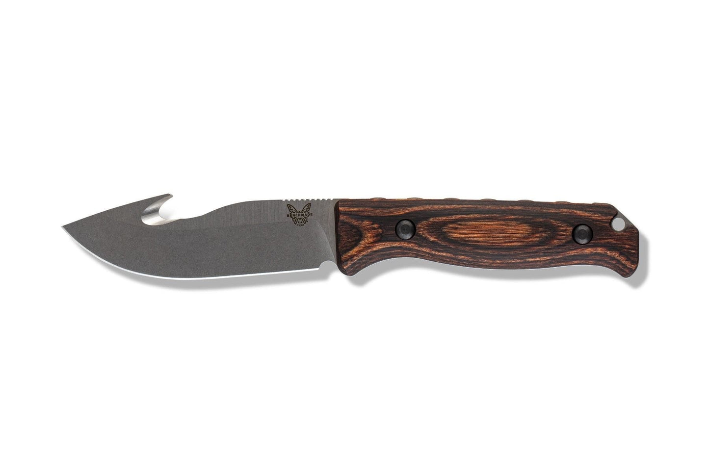 Benchmade Saddle Mountain Skinner 15004 – 4.2″ CPM-S30V Drop Point Fixed Blade Hunting Knife with Gut Hook