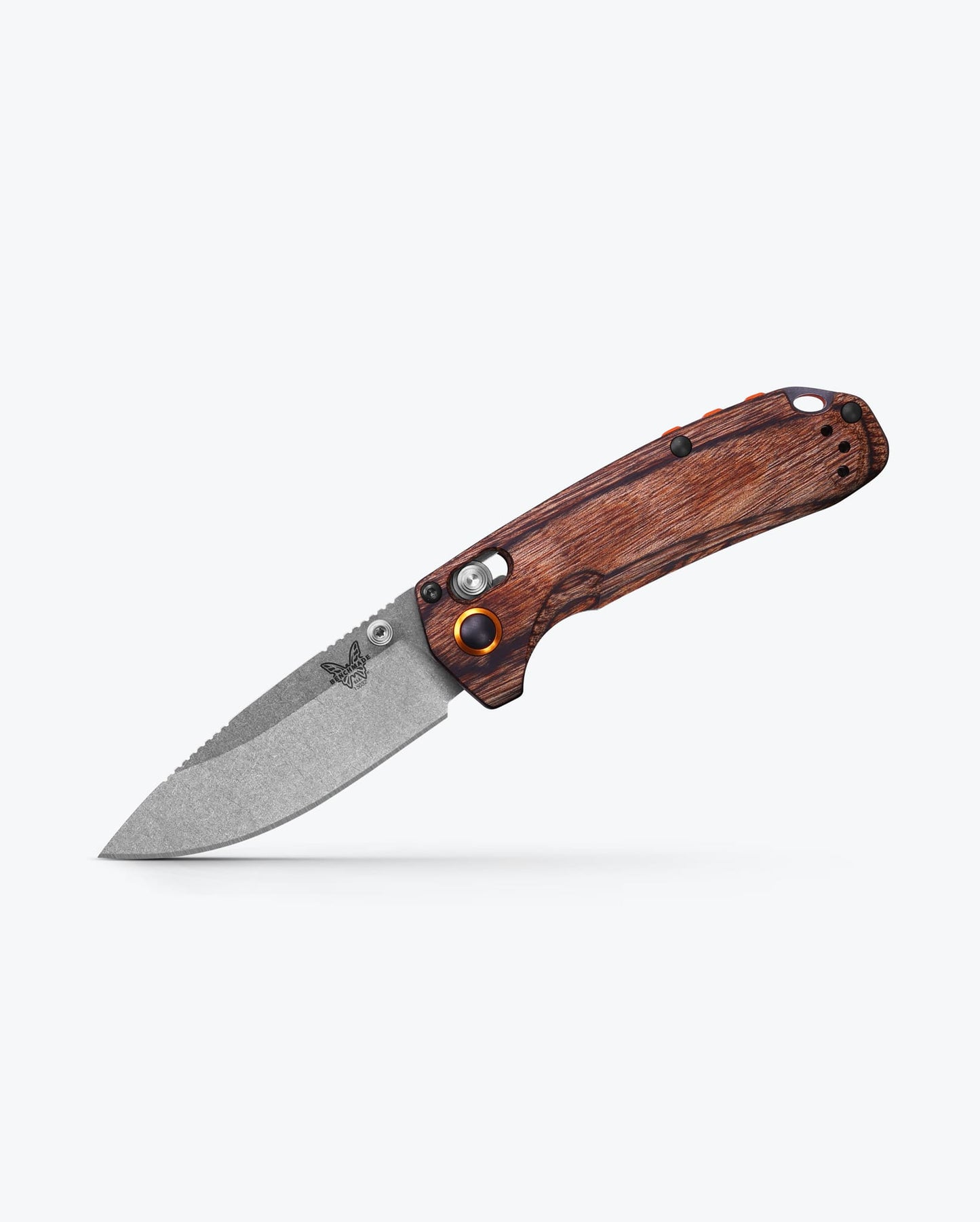 Benchmade North Fork 15032 open position showing CPM-S30V drop point blade